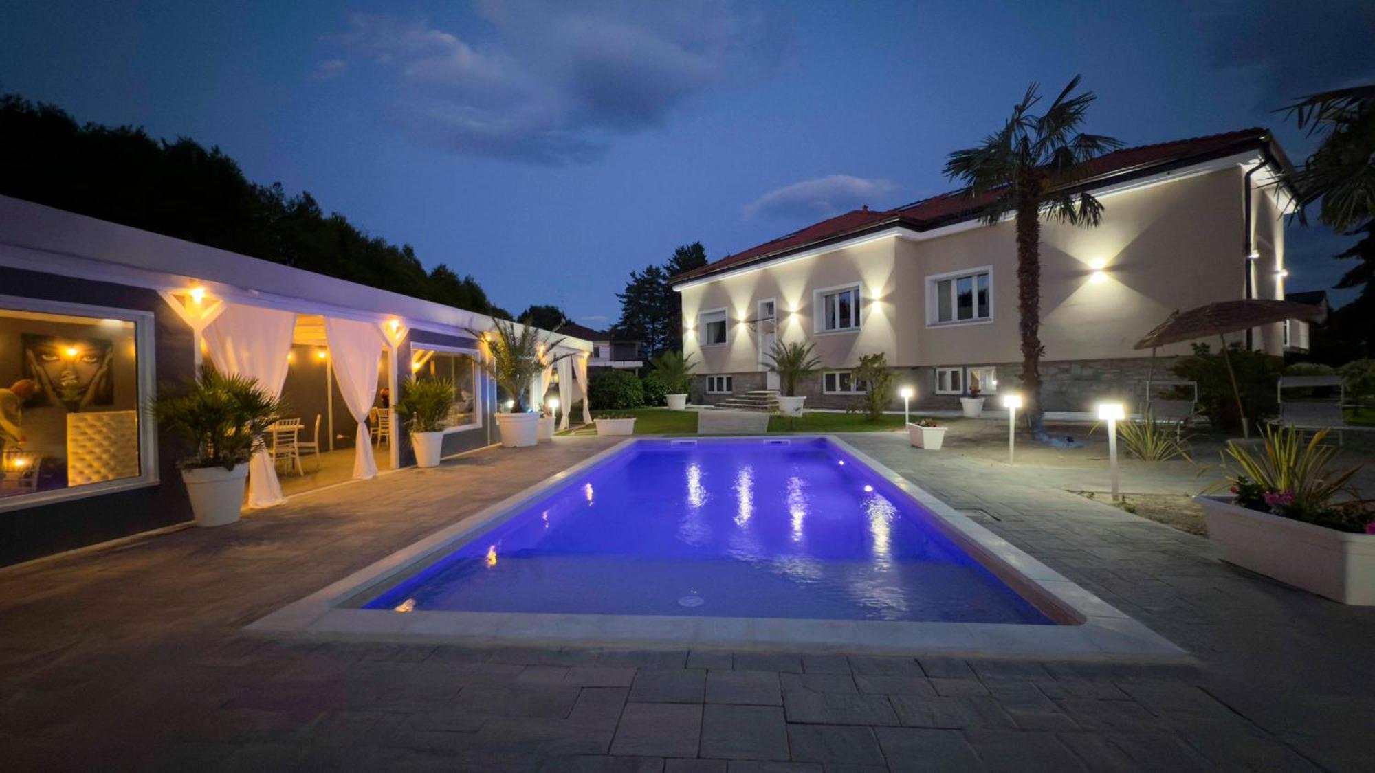 Villa Marchese Lake Maggiore Сомма-Ломбардо Экстерьер фото